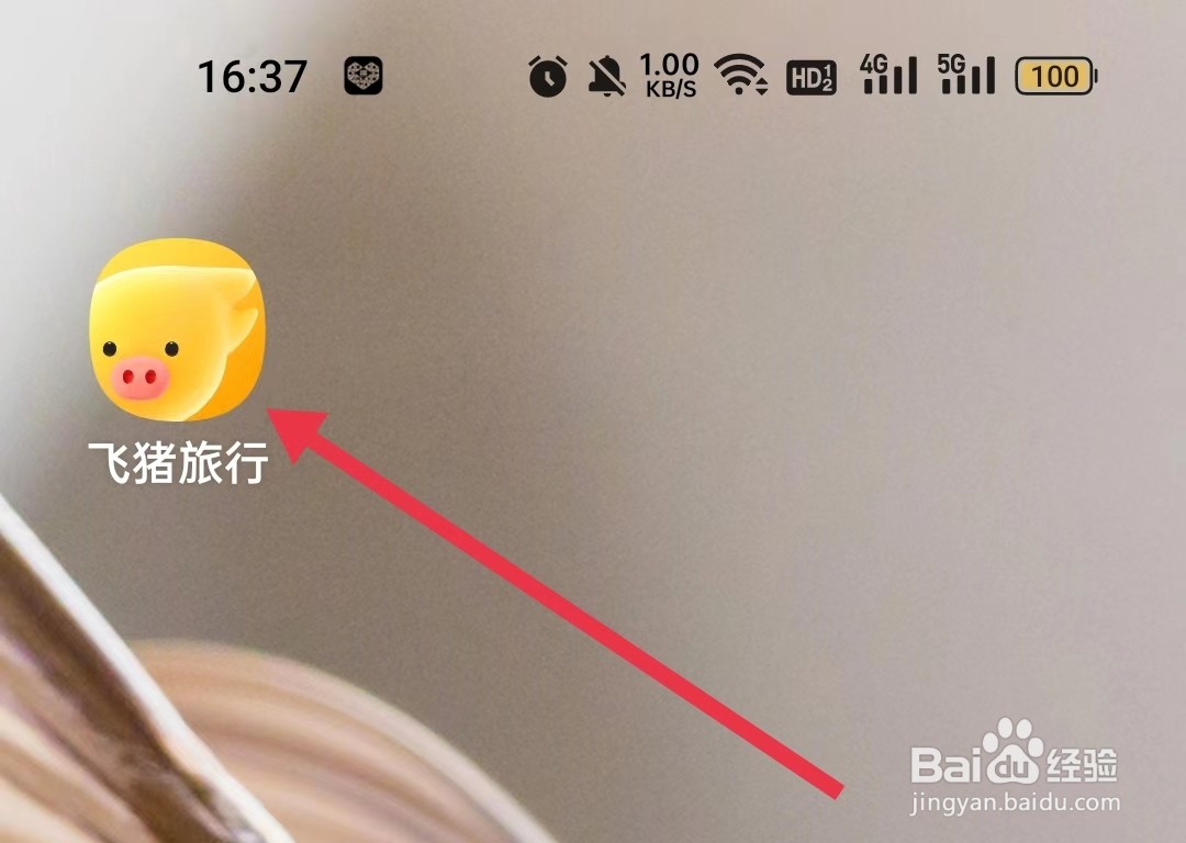 飞猪旅行APP如何查看未出行
