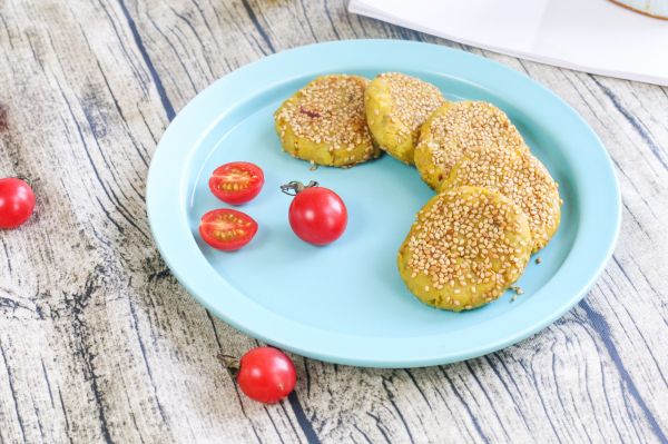 香蕉奶酪夹心红薯饼