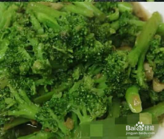 蚝油蒜蓉西兰花的做法