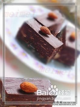 甜品点心系列（一）[17]巧克力方块饼干蛋糕