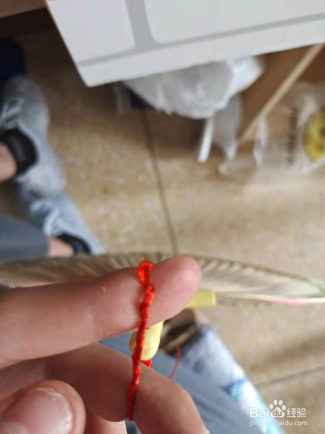 蒲扇挂件怎样穿