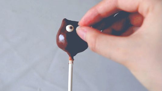 万圣节棒棒糖蛋糕