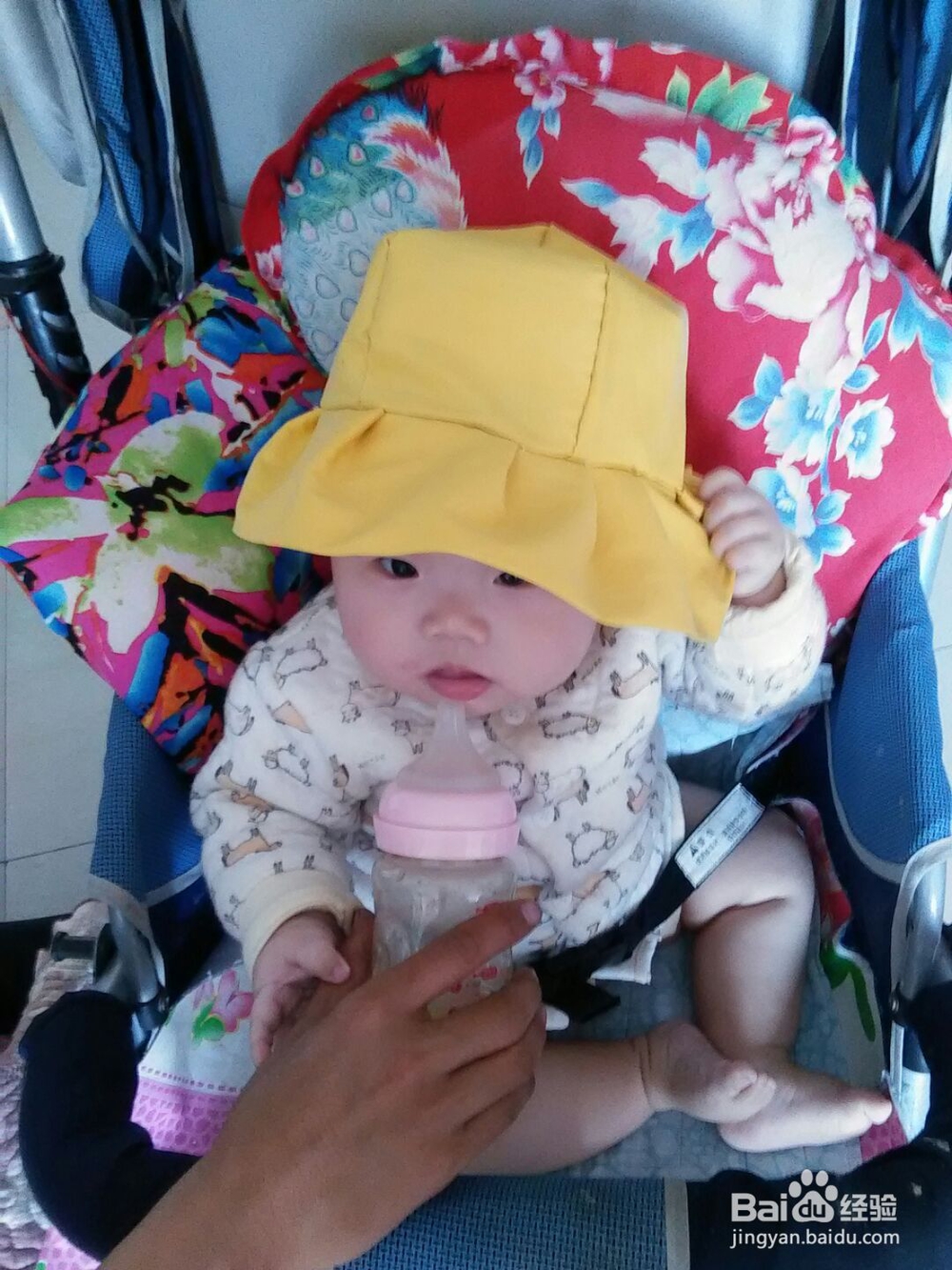 可爱的宝宝遮阳帽