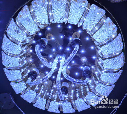 怎样安装800大圆水晶灯