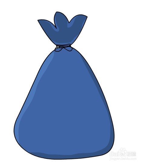 flash如何绘制一袋子垃圾