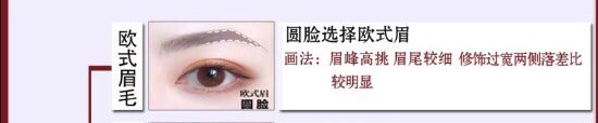 眉毛的六种画法