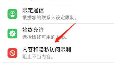 苹果电视提供商的隐私访问限制怎么更改？