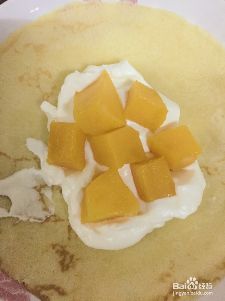 芒果班戟的做法
