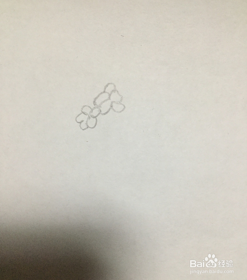 怎么画三聿花的简笔画