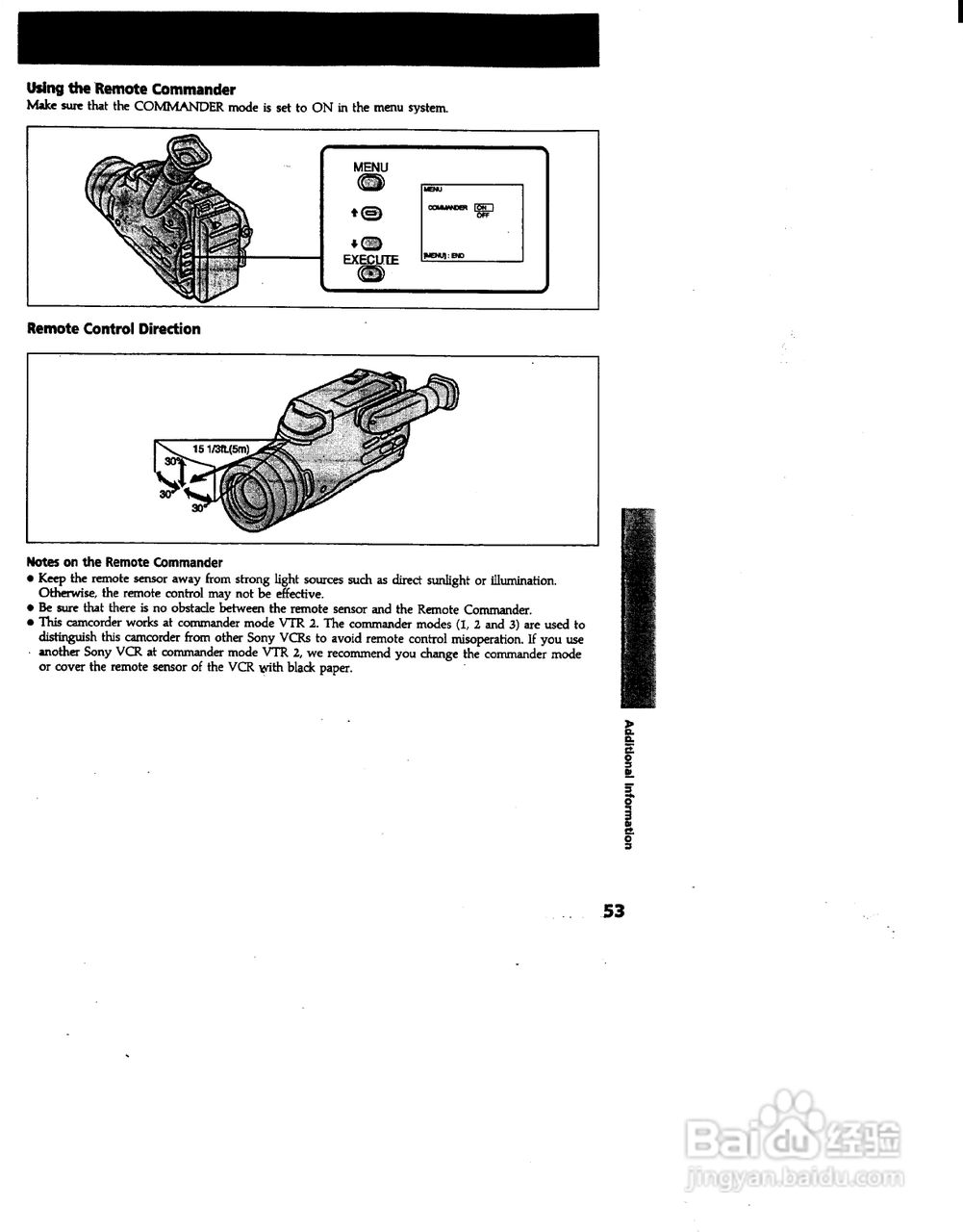 索尼CCD-FX340模似摄像机说明书:[6]