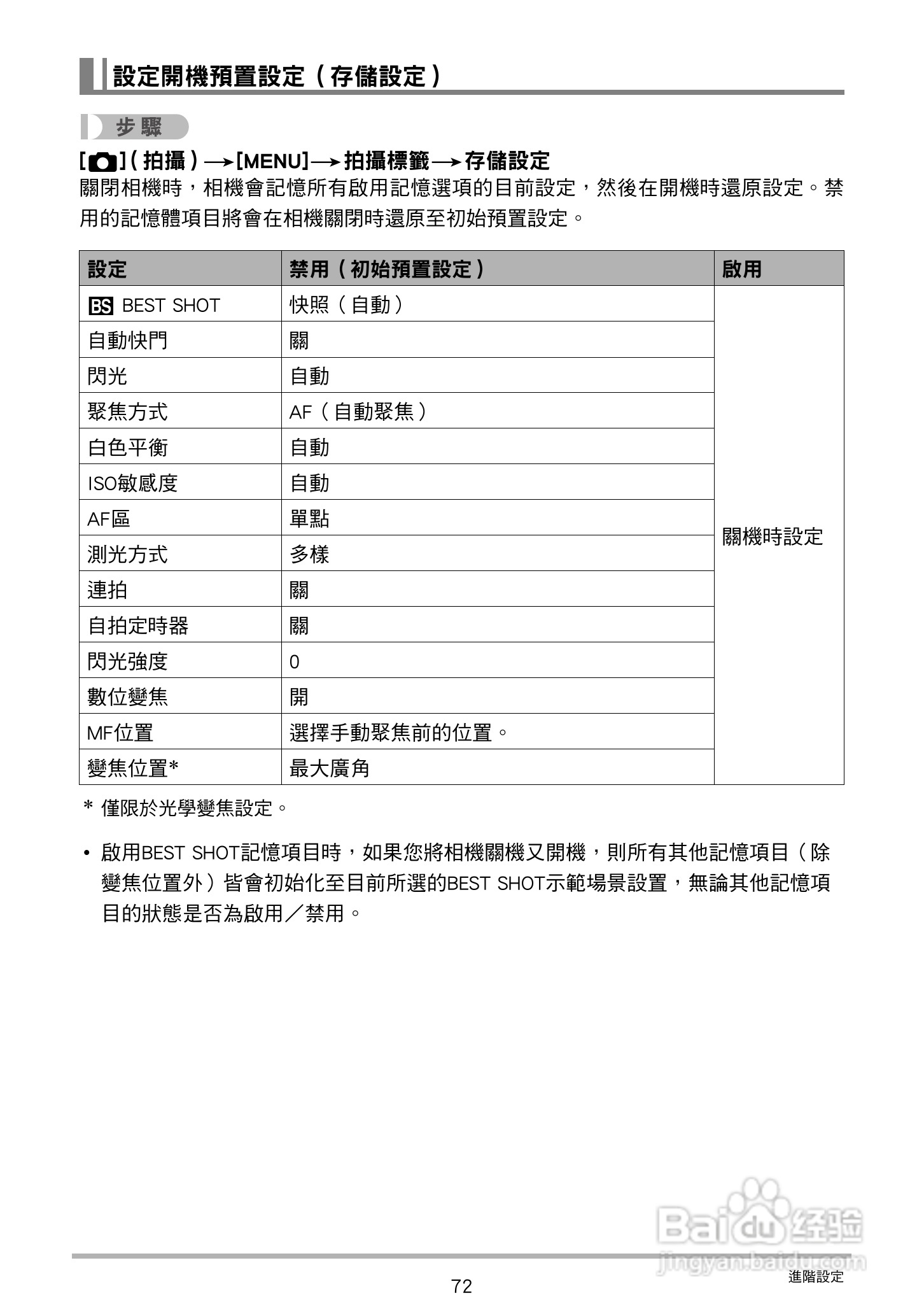 CASIO数位相机EX-Z250使用说明书:[8]