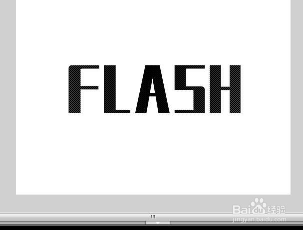 flash制作文字轮廓线旋转效果