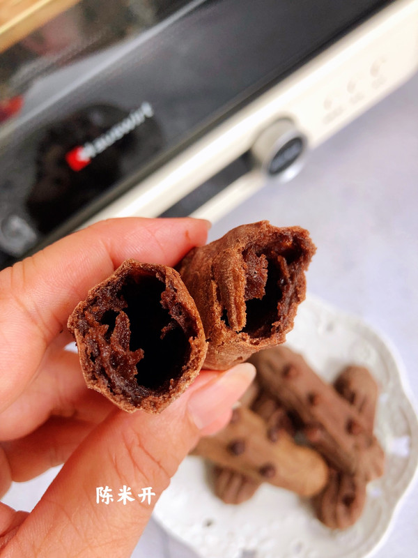 巧克力手指麻薯饼