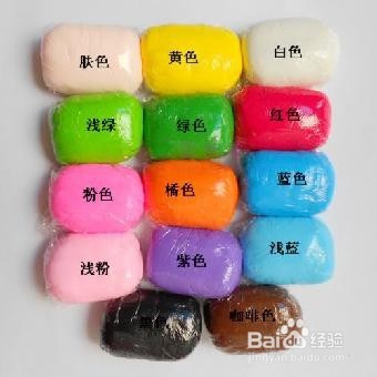 黏土手工教材之黏土的种类及特性