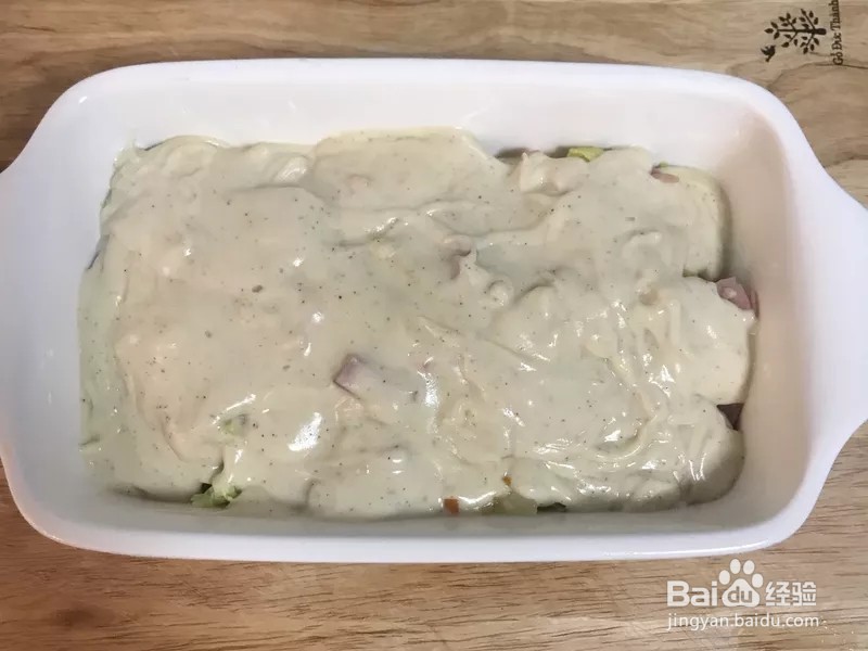 奶油焗白菜的做法