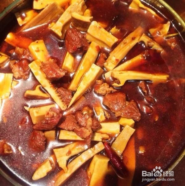 四川笋子烧牛肉的做法
