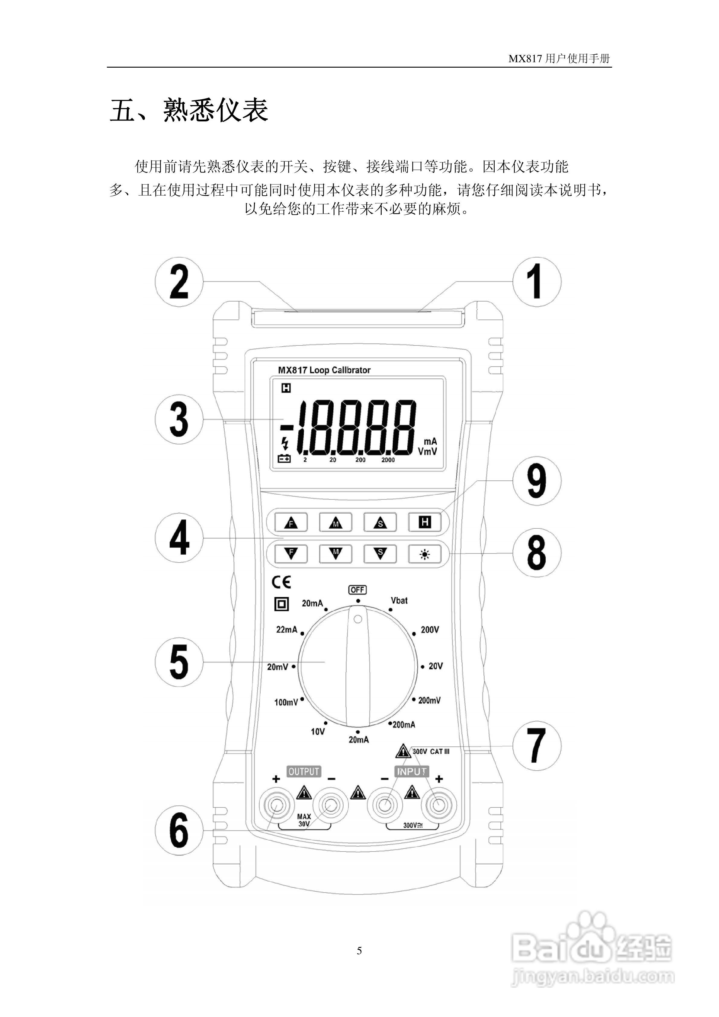 MX817N回路校验仪使用说明书